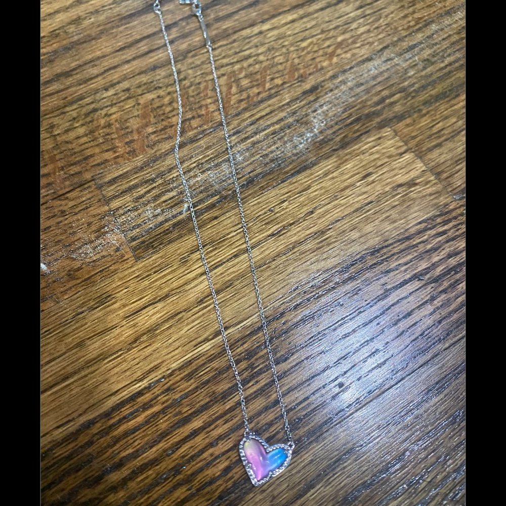 Rainbow Heart Necklace